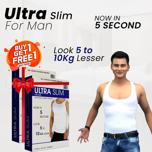 Ultra Slim For Man Combo Pack - Look 4-5 inches Slim & 5-10 Kg Less In 5 Seconds